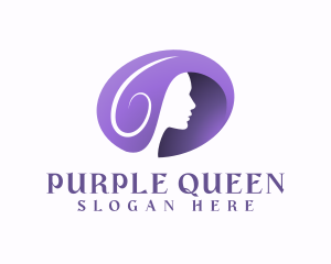 Purple Woman Skincare logo design