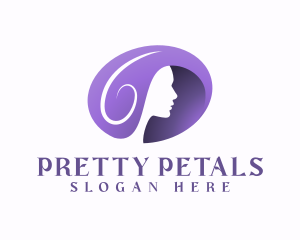 Purple Woman Skincare logo design