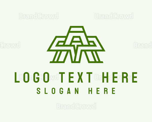 Minimalist Outline Letter A Logo