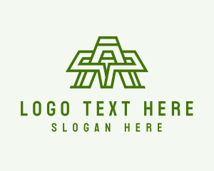 Agency - Minimalist Outline Letter A logo design