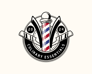 Barber Styling Haircut Logo