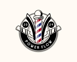 Barber Styling Haircut Logo