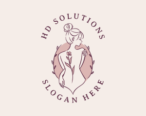 Sexy Floral Feminine logo design