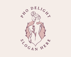 Sexy Floral Feminine logo design