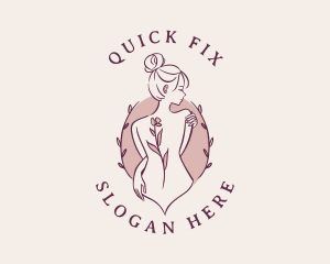 Sexy Floral Feminine logo design