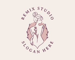 Sexy Floral Feminine logo design