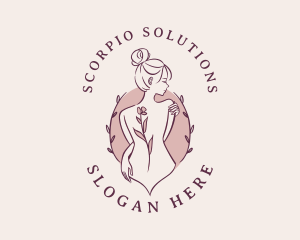 Sexy Floral Feminine logo design