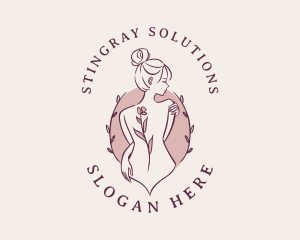 Sexy Floral Feminine logo design