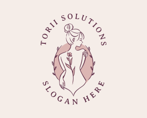 Sexy Floral Feminine logo design