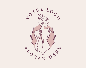 Sexy Floral Feminine logo design