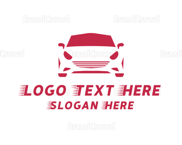 Red Car Transport Logo