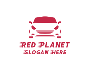 Red Car Transport logo design