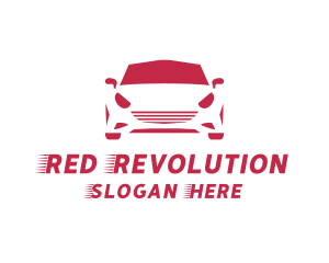 Red Car Transport logo design