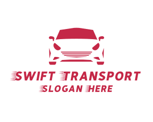 Red Car Transport logo design