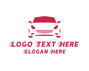 Red Car Transport Logo