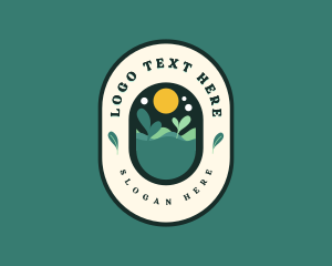 Vineyard - Garden Farm Landscaping logo design