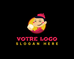 Chinese Dimsum Dumpling Logo