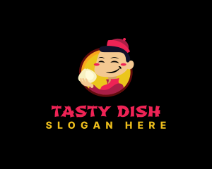 Chinese Dimsum Dumpling logo design