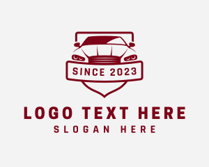 Sports Car Garage Logo