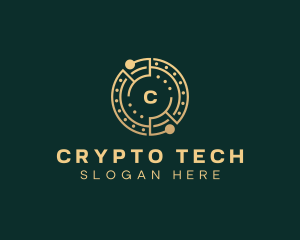 Cryptocurrency - Cryptocurrency Digital Tech logo design