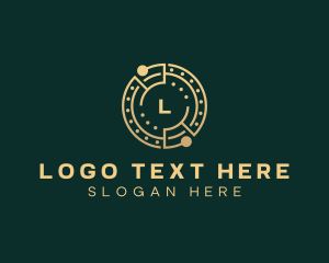 Blockchain - Cryptocurrency Digital Tech logo design