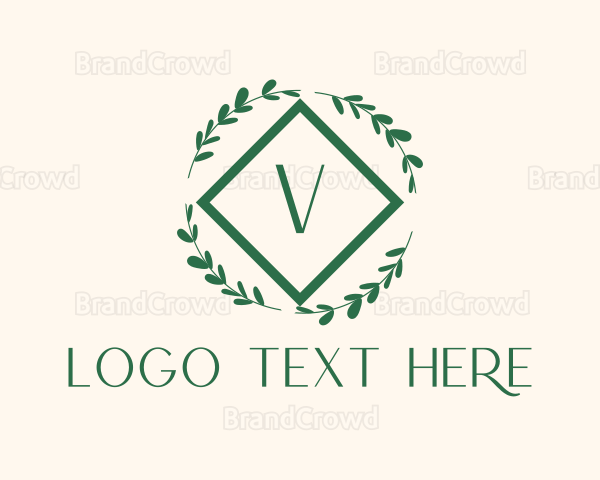 Fresh Wreath Lettermark Logo