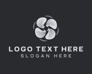 Exhaust - Industrial Propeller Fan logo design