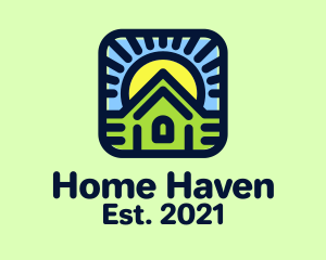 Housing - Sunset Green House logo design