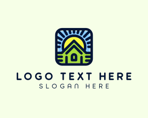 Sunset Green House logo design