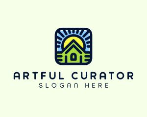 Sunset Green House logo design