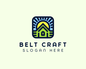 Sunset Green House logo design