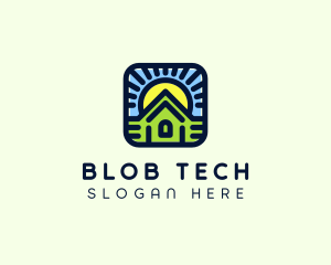 Sunset Green House logo design