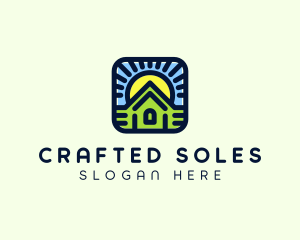 Sunset Green House logo design