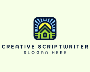 Sunset Green House logo design