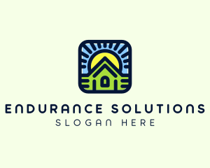 Sunset Green House logo design