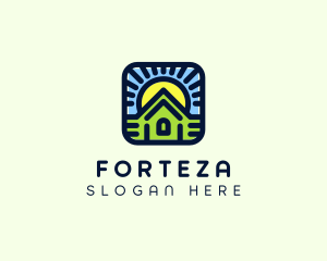 Sunset Green House logo design