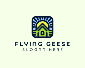 Sunset Green House logo design