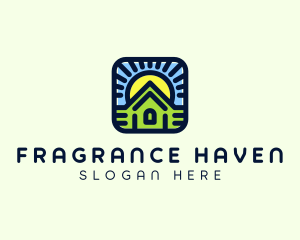 Sunset Green House logo design