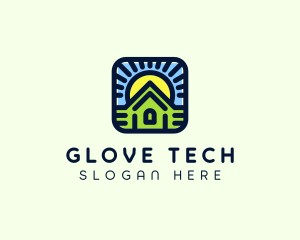 Sunset Green House logo design