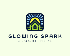 Sunset Green House logo design