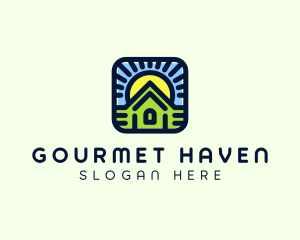 Sunset Green House logo design