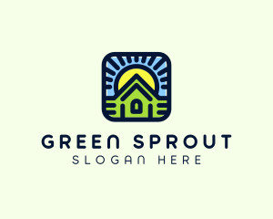 Sunset Green House logo design