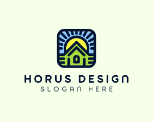 Sunset Green House logo design