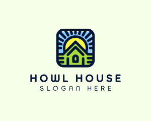 Sunset Green House logo design