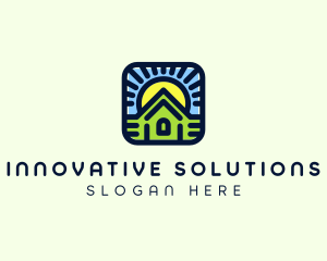 Sunset Green House logo design