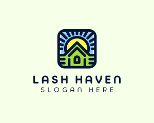 Sunset Green House logo design