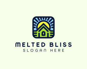 Sunset Green House logo design