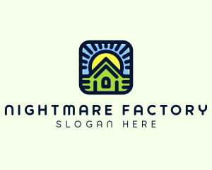 Sunset Green House logo design