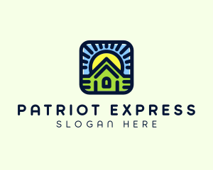 Sunset Green House logo design