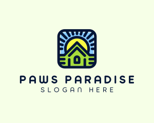 Sunset Green House logo design